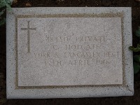 Struma Military Cemetery - Holgate, C